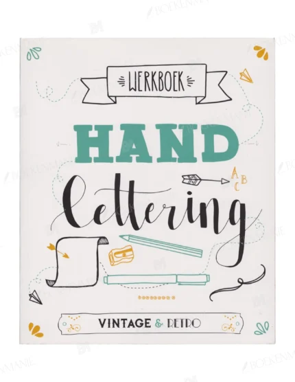Photo of book handlettering werkboek - vintage & retro - Creatief handletteren