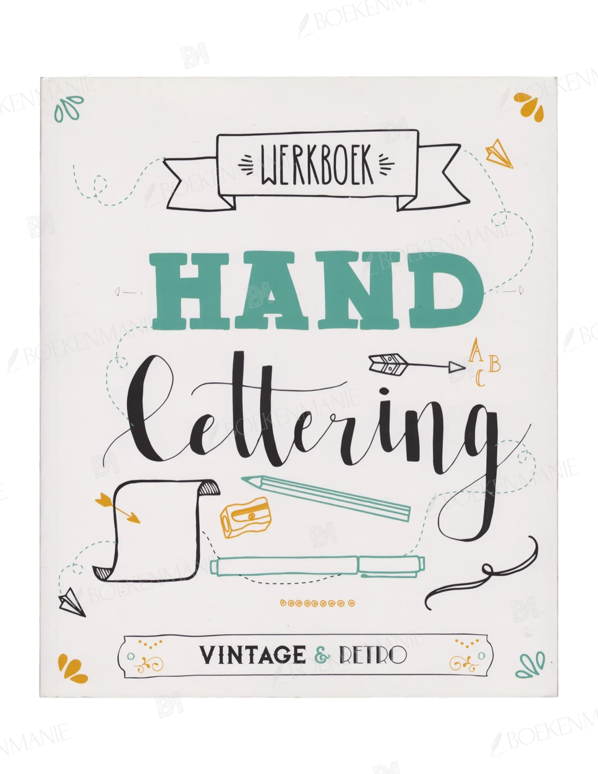Photo of book handlettering werkboek - vintage & retro - Creatief handletteren