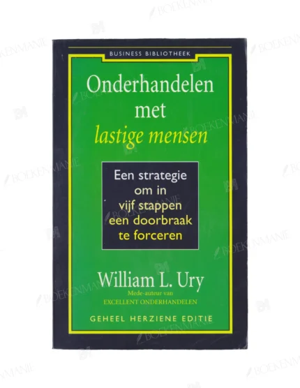 Photo of book Onderhandelen met lastige mensen - William L. Ury