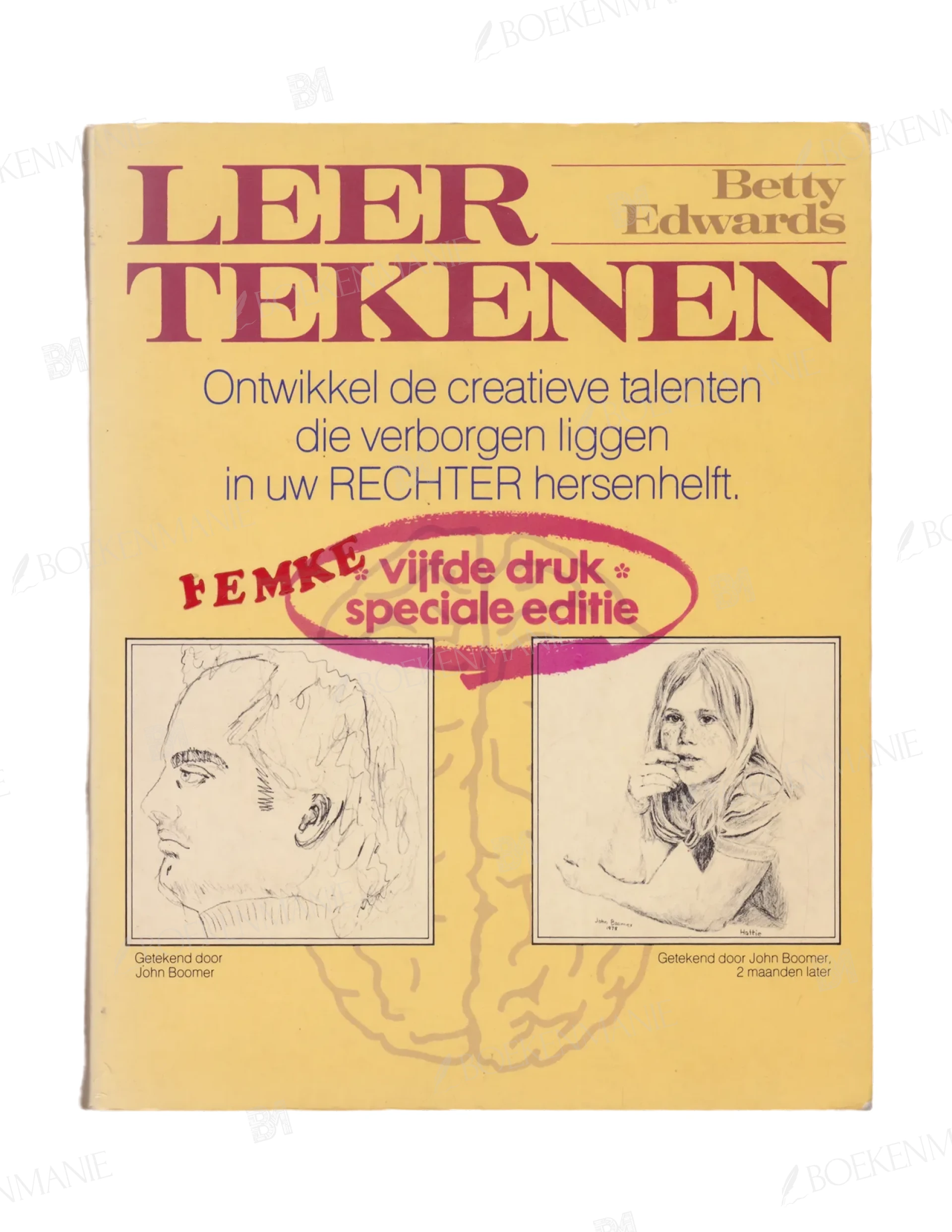 Leer tekenen – Betty Edwards – tweedehands boek – Boekenmanie.nl
